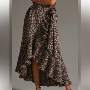 Anthropologie x Mare Mare Animal Print Maxi Skirt